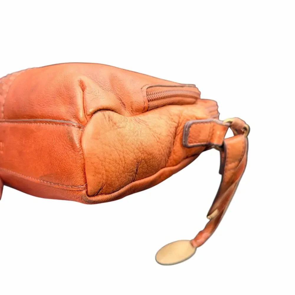Born Brown Leather Crossbody Bag Small Vintage Boho Adjustable Strap